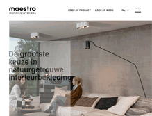 Tablet Screenshot of maestro-panel.be